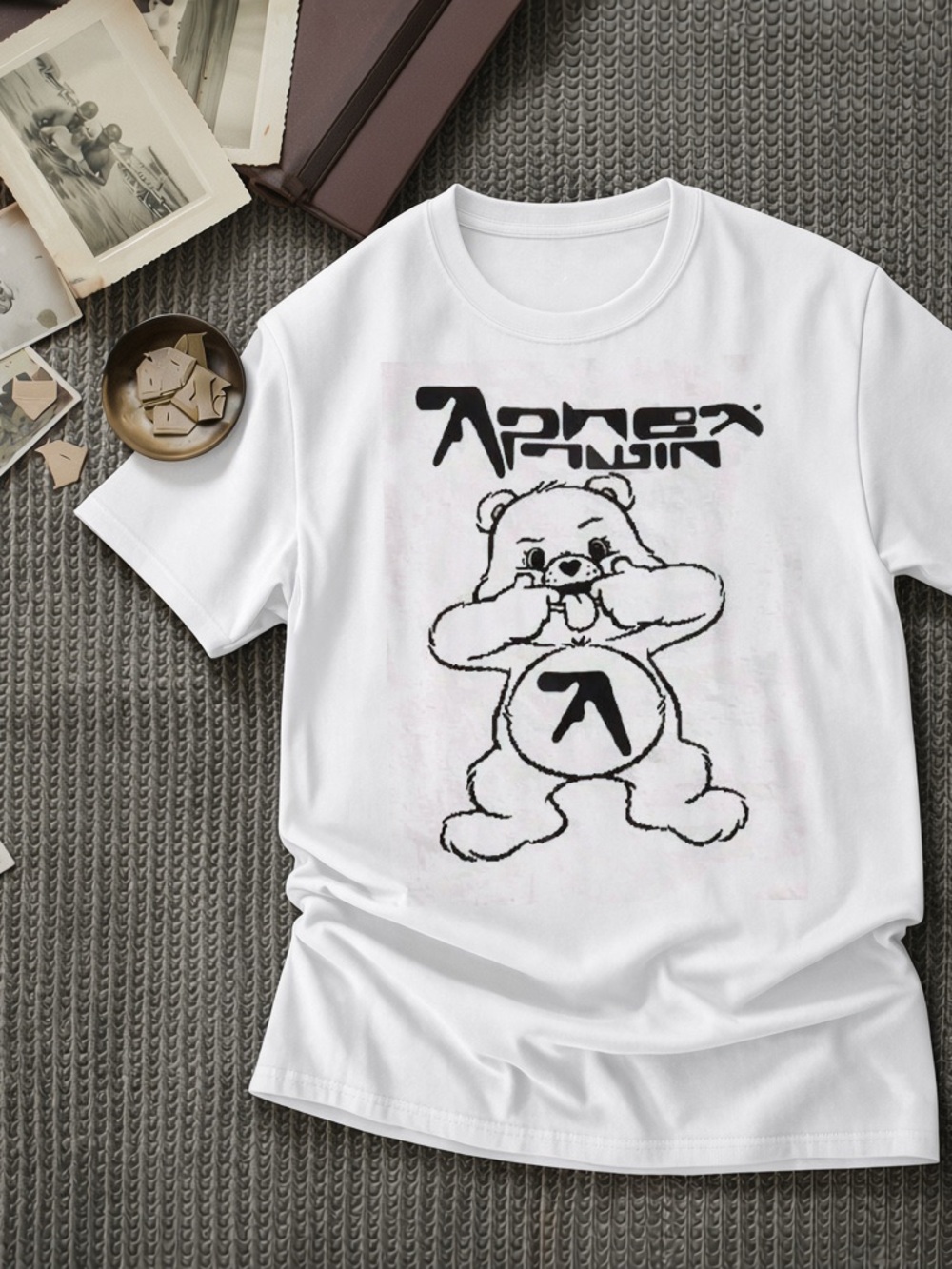 Aphex Twin Bear Shirt, Experimental Music Graphic Tee - Unisex